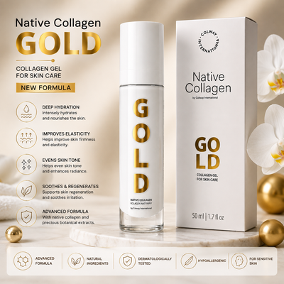 Colágeno Nativo GOLD – Gel de Colágeno para Pieles con Imperfecciones | Rostro, Cuello y Escote