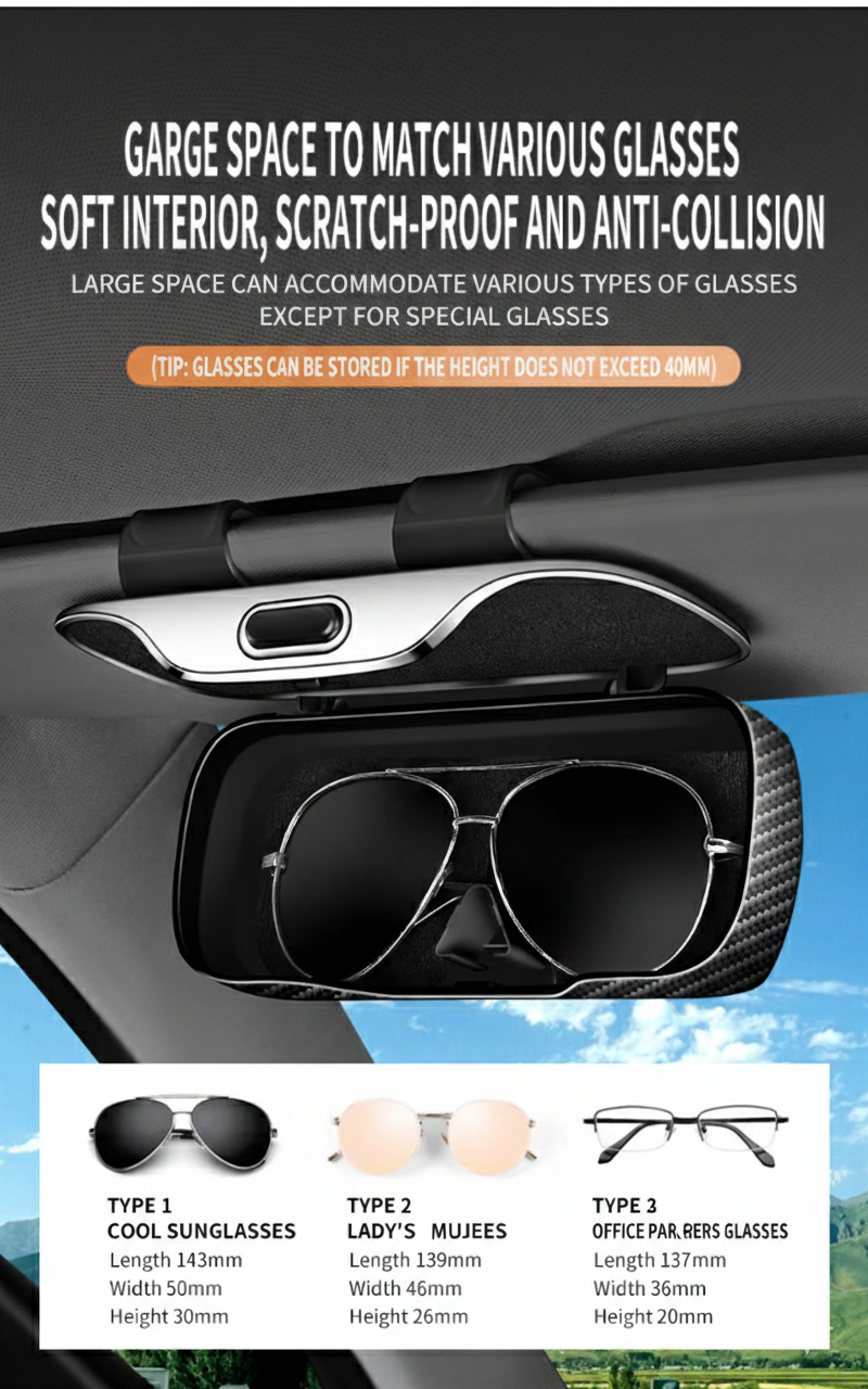 Estuche Protector ABS para Gafas