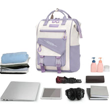 Kawaii Girls School Backpack, Japanese K-Style Student Backpack, Cute Preppy Daypack for High School & College