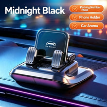 2-in-1 Car Phone Holder with Parking Number Card & Aromatherapy, Multifunctional Dashboard Phone Mount