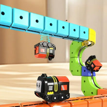 Magnetic 3D Building Track Set with Electric Cars – DIY Construction Toy for Kids