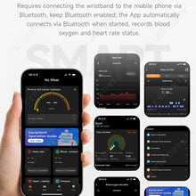 Ultra-Thin Smart Bracelet, Fitness Tracker with Heart Rate & Blood Oxygen Monitoring, Sleep Tracking, Step Counter & Sports Modes
