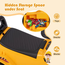 Kids Ride-On Excavator Toy with Adjustable Shovel & Realistic Engine Sounds