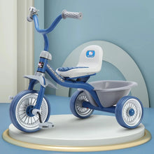 Kids Tricycle with Backrest & Storage Basket – 3-Wheel Ride-On Bike for Toddlers