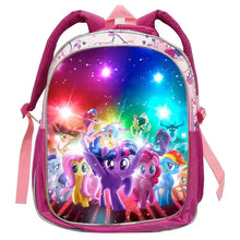 Cute Rainbow Girls Backpack, Kids School Bag with Double Shoulder Straps, Lightweight Backpack for Kindergarten & Travel