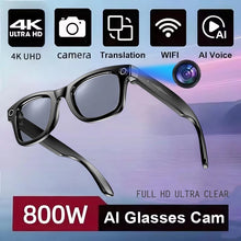 AI Smart Glasses with 800K HD Camera, Video Recording, Translation, Bluetooth Calling & Photochromic Lenses