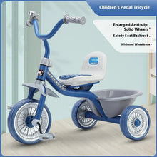 Kids Tricycle with Backrest & Storage Basket – 3-Wheel Ride-On Bike for Toddlers