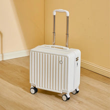 18-Inch Carry-On Suitcase, Lightweight Travel Luggage with Quiet Spinner Wheels, Secure Password Lock & Telescopic Handle