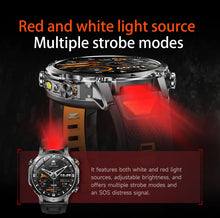 1400mAh Smart Watch for Men, Outdoor GPS Sports Watch with AMOLED Display, Bluetooth Calling, IP68 Waterproof & Flashlight