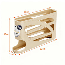 Rolling Egg Storage Box for Refrigerator, 2–4 Tier Automatic Egg Dispenser, Large Capacity Egg Organizer