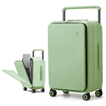 Mixi New Design Wide Handle Suitcase Men Carry-On Luggage Women Travel Trolley Case 20 Inch Cabin PC Aluminum Frame M9275