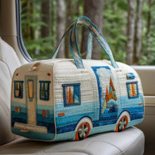 Quilted Cat Duffel Bag, Large Travel & Gym Bag with Adjustable Strap, Colorful 3D Design, Lightweight Sports Tote