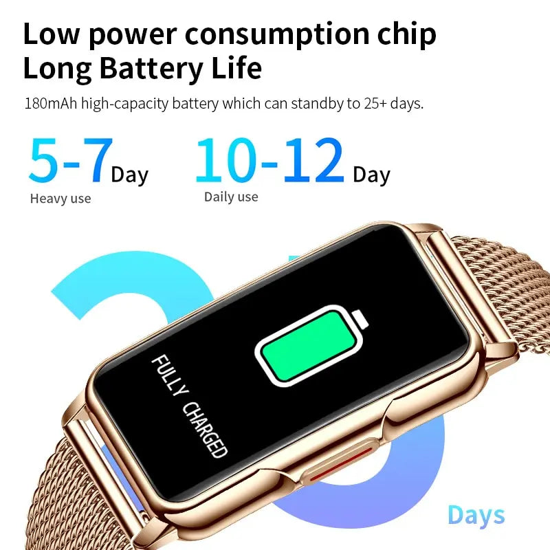 LIGE Smart Watch for Women, Full Touch Screen, Bluetooth Calling, IP67 Waterproof, Fitness Tracker & Sports Watch