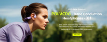 POLVCDG X16 Bone Conduction Swimming Headphones, IPX8 Waterproof, 32GB Memory, Bluetooth 5.4 Sports Earphones