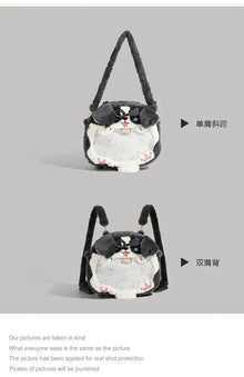 Cute Plush Dog Backpack, Soft Velvet Cartoon Backpack for Kids, Student Daypack with Zipper & Large Capacity