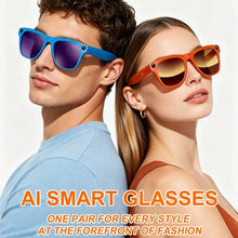 Lenovo AI Smart Glasses with 8MP Camera, Bluetooth Calling, Voice Translation & Music, Smart Sunglasses with 3 Lenses