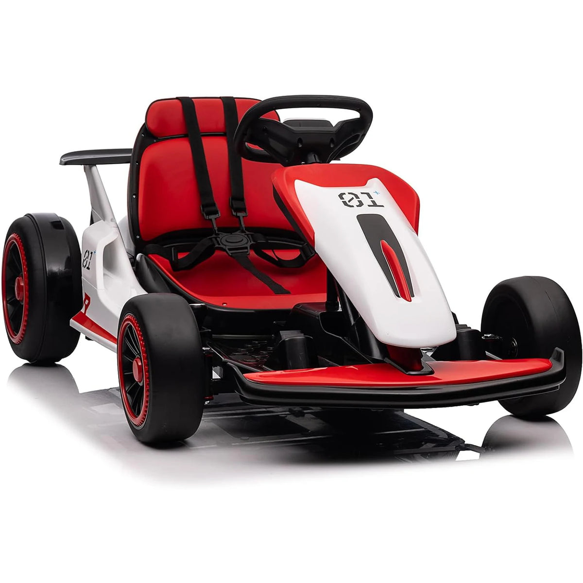 24V Electric Drift Go-Kart for Kids – 200W Ride-On Racing Car with Music & Horn