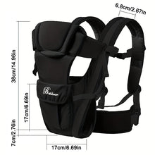 4-in-1 Ergonomic Baby Carrier for Newborns & Toddlers – Adjustable & Comfortable