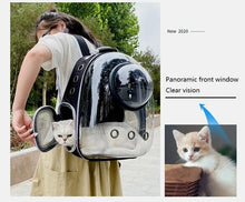 Transparent Pet Carrier Backpack for Cats & Small Dogs – Breathable Travel Bag