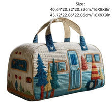 Quilted Cat Duffel Bag, Large Travel & Gym Bag with Adjustable Strap, Colorful 3D Design, Lightweight Sports Tote