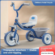Kids Tricycle with Backrest & Storage Basket – 3-Wheel Ride-On Bike for Toddlers