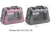 Portable Pet Carrier Bag for Cats & Small Dogs – Breathable Mesh Travel Bag
