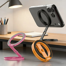 Double-Sided Magnetic Phone Ring Holder, Foldable Phone Stand & Grip, Adjustable MagSafe Phone Mount