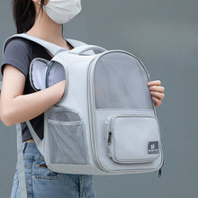 Expandable Pet Carrier Backpack for Cats & Small Dogs – Breathable Travel Bag