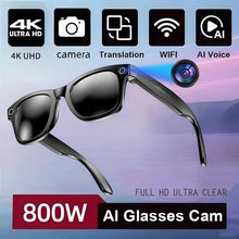 AI Smart Glasses with 800K HD Camera, Video Recording, Translation, Bluetooth Calling & Photochromic Lenses
