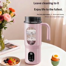 Portable USB Rechargeable Blender, Mini Juicer & Smoothie Maker with Dual-Lid Design, Travel Blender for Shakes & Fresh Juice