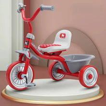 Kids Tricycle with Backrest & Storage Basket – 3-Wheel Ride-On Bike for Toddlers
