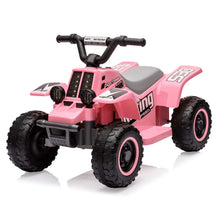 6V Kids Electric ATV Ride-On Toy, 4-Wheel Battery Powered Quad with Pedal, Forward & Reverse, for Toddlers