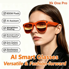 Lenovo AI Smart Glasses with 8MP Camera, Bluetooth Calling, Voice Translation & Music, Smart Sunglasses with 3 Lenses
