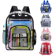 Transparent Clear Backpack, Large Capacity School Bag for Boys & Girls, Lightweight See-Through Travel & Everyday Backpack