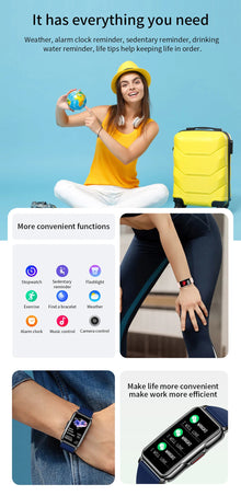 LIGE Smart Watch for Women, Full Touch Screen, Bluetooth Calling, IP67 Waterproof, Fitness Tracker & Sports Watch