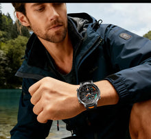 1400mAh Smart Watch for Men, Outdoor GPS Sports Watch with AMOLED Display, Bluetooth Calling, IP68 Waterproof & Flashlight