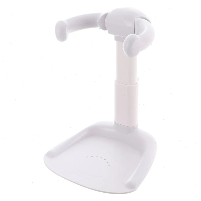 Baby Bath Stand, Adjustable Infant Bath Seat with Anti-Pinch Design, Non-Slip Base & Shower Head Holder, 6–36 Months