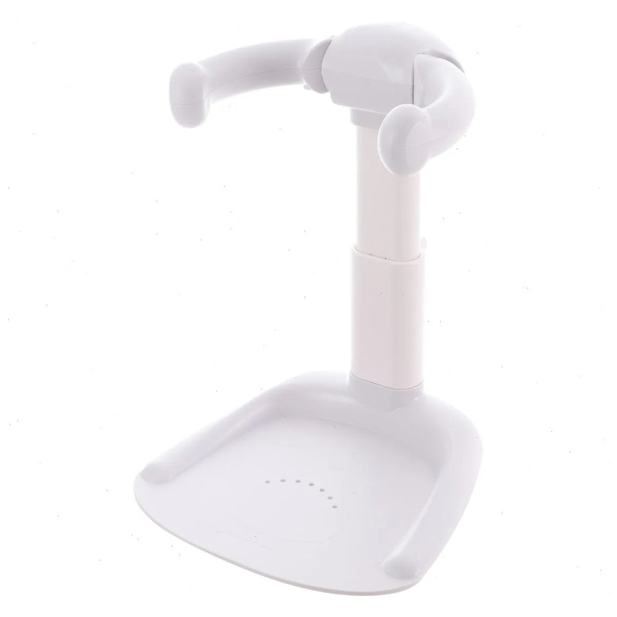 Baby Bath Stand, Adjustable Infant Bath Seat with Anti-Pinch Design, Non-Slip Base & Shower Head Holder, 6–36 Months