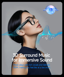 AI Smart Glasses with 800K HD Camera, Video Recording, Translation, Bluetooth Calling & Photochromic Lenses