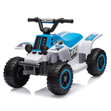 6V Kids Electric ATV Ride-On Toy, 4-Wheel Battery Powered Quad with Pedal, Forward & Reverse, for Toddlers