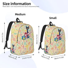 Pete the Cat Backpack, Cartoon School Backpack for Kids, Lightweight Daypack for School, Travel & Everyday Use