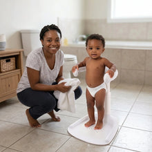 Baby Bath Stand, Adjustable Infant Bath Seat with Anti-Pinch Design, Non-Slip Base & Shower Head Holder, 6–36 Months