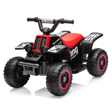 6V Kids Electric ATV Ride-On Toy, 4-Wheel Battery Powered Quad with Pedal, Forward & Reverse, for Toddlers