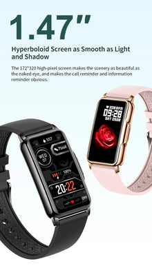 LIGE Smart Watch for Women, Full Touch Screen, Bluetooth Calling, IP67 Waterproof, Fitness Tracker & Sports Watch