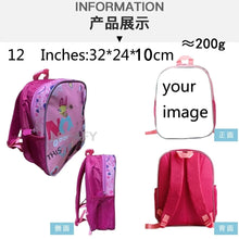 Cute Rainbow Girls Backpack, Kids School Bag with Double Shoulder Straps, Lightweight Backpack for Kindergarten & Travel