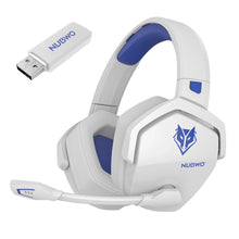 NUBWO G06 Wireless Gaming Headset, 2.4GHz & Bluetooth 5.3, Stereo Sound, Detachable Mic for PS5, PS4, PC & Switch
