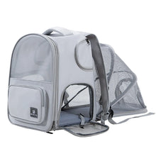 Expandable Pet Carrier Backpack for Cats & Small Dogs – Breathable Travel Bag