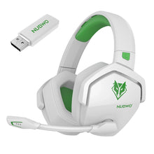 NUBWO G06 Wireless Gaming Headset, 2.4GHz & Bluetooth 5.3, Stereo Sound, Detachable Mic for PS5, PS4, PC & Switch