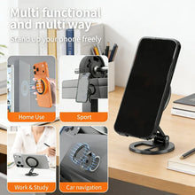 Double-Sided Magnetic Phone Ring Holder, Foldable Phone Stand & Grip, Adjustable MagSafe Phone Mount