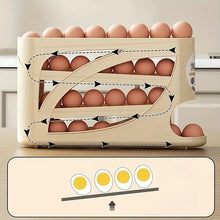 Rolling Egg Storage Box for Refrigerator, 2–4 Tier Automatic Egg Dispenser, Large Capacity Egg Organizer